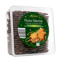 Weihnachtskekse, Nuss-Sterne