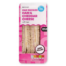 Oak Smoked Ham & Cheddar Cheese with Mayo Sandwich