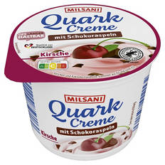Quarkcreme mit Schokoraspeln 200 g, Kirsche