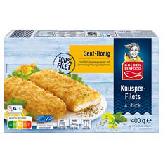 Knusperfilets 400 g, Senf-Honig