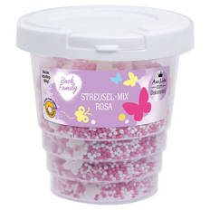 Streudekore 80 g, Dekor Rosa Mix