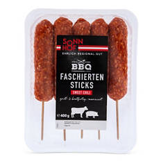 Faschiertes Grillsortiment, Sticks