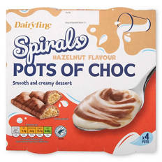 Spirals Pots of Choc