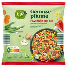 Bio-Gemüsepfanne 600 g, Französische Art