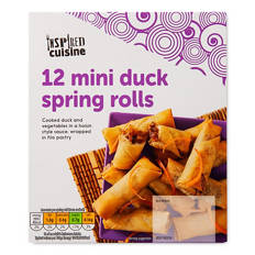 Mini Duck Spring Rolls 12 Pack