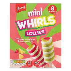 Mini Whirls Lollies 8 Pack