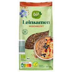 Bio-Leinsamen 500 g, Leinsamen geschrotet