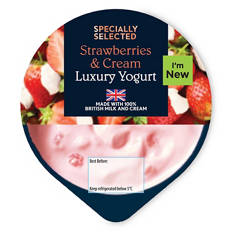 Strawberry & Cream Luxury Yogurt
