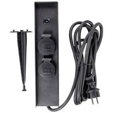 Moderne Gartensteckdose, 4er Steckdose