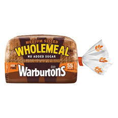 Medium Sliced Wholemeal No Added Sugar Loaf