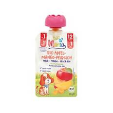 Pouch purea gusto mela, pesca e mango