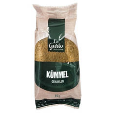 Kräuter und Gewürze im Nachfüllbeutel, Kümmel gemahlen 35 g