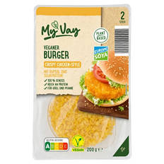 Veganes Burger Sortiment 200 g, Crispy Chicken-Style