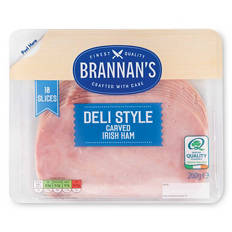 Carved Deli Style Irish Ham Slices 10 Pack