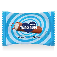 Túró rudi, tejcsokoládés, 5 darab