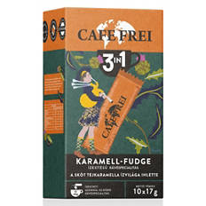 3 in 1 ízesített instant kávé, skót karamell-fudge ízesítésű, 10 tasak