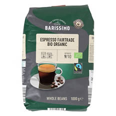 Fairtrade-BIO Espresso, en grains