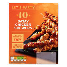 Satay Chicken Skewers 10 Pack