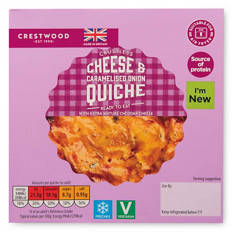 Individual Cheese & Onion Quiche