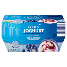 Fruchtjoghurt griechischer Art 600 g, Heidelbeere