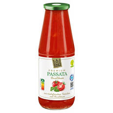 Premium Passata 0,7 kg, passierte Tomaten Basilikum