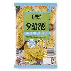 Reduced Fat Garlic Slices 9 Pack