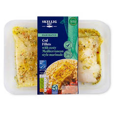 Cod Fillets with a Zesty Mediterranean Style Marinade