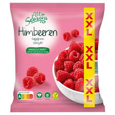 Tiefkühl-Himbeeren XXL 1 kg