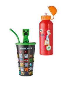 Character Soda Cup and Bottle