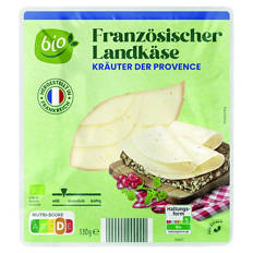 Bio-Französischer Landkäse 130 g, Kräuter