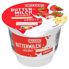 Fruchtbuttermilch Dessert 200 g, Erdbeere