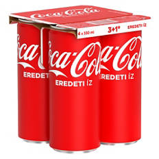 Szénsavas üdítőital, Cola, 4 x 330 ml