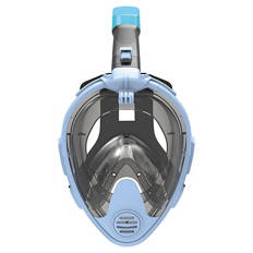 Schnorchelmaske, Blau/Schwarz, L/XL