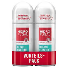 Hidrofugal Deo Roll-On 50 ml Doppelpack, DUSCH FRISCHE