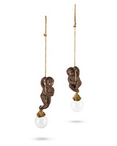 Solar Hanging Monkey/Sloth