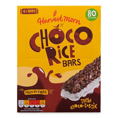 Choco Rice Cereal Bars 6 Pack