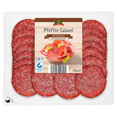 Salami Aufschnittplatten 125 g, Pfeffer