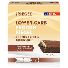 Lower Carb Protein Riegel 3 x 45 g, Cookies & Cream