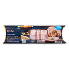 Apricot, Raisin & Orange Zest Stuffed Irish Pork Fillet