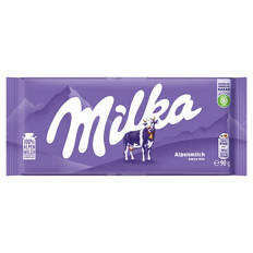 Tafelschokolade 90 g, Alpenmilch