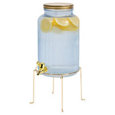 Glas-Getränkespender oder Gläser, Spender, Blau