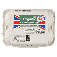 British Organic Eggs 6 Pack