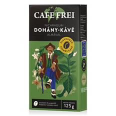 Ízesített szemes kávé, nicaraguai dohány-kávé, 125 g