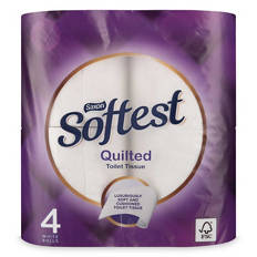 Quilted Toilet Paper 4 Pack