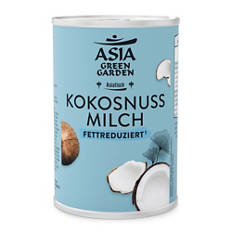 Kokosnussmilch, fettreduziert