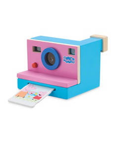 Wooden Polaroid Camera/Adventure Belt