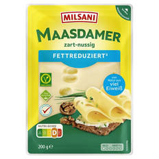 Fettred. Käse 200 g, Maasdamer nussig