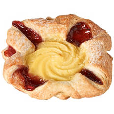 Feuilleté framboise-vanille