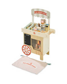 Wooden Ice Cream Cart