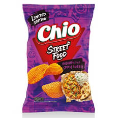 Street food chips, indiai csípős curry, 120 g